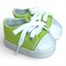 18 Inch Doll Shoes- Lime Canvas Tennis Shoes for 18 Inch Fashion Girl Dolls